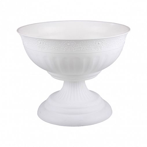 Вазон Альтернатива Венеция, 17 л, белый фото