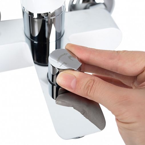 Смеситель для ванны IDDIS Cloud, хром фото