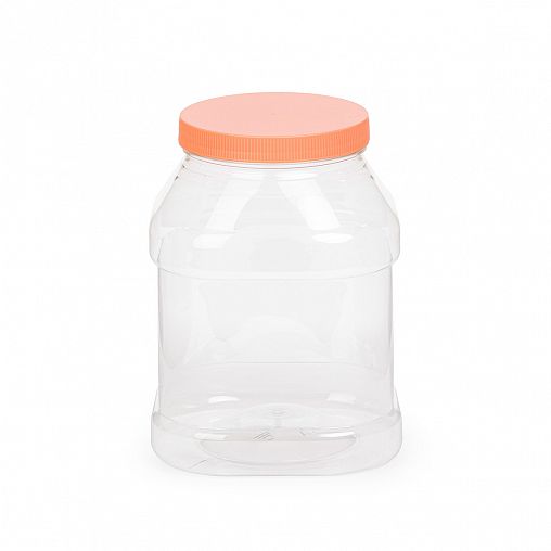 Банка для сыпучих продуктов ПЭТ Альтернатива, 15 x 15 x 20 см, 3 л фото