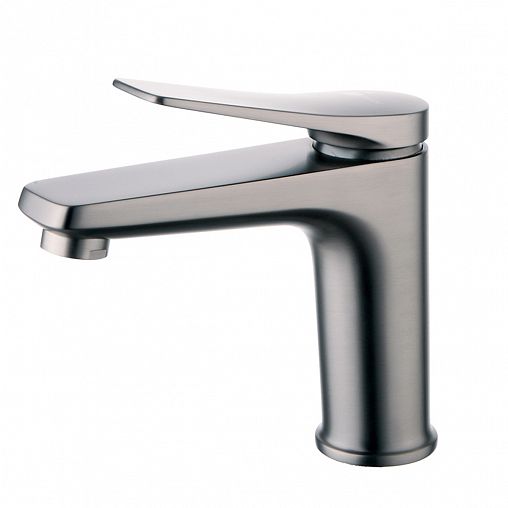 Смеситель для раковины Lemark Bronx LM3706GM, однорычажный, графит фото