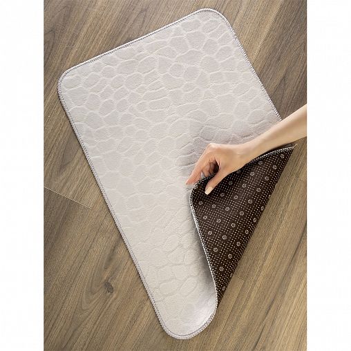 Коврик для ванной EG Камни, флис, 70 x 45 см фото