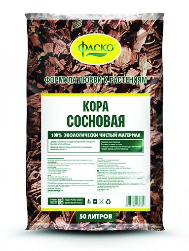 Кора сосновая Фаско, 50 л фото