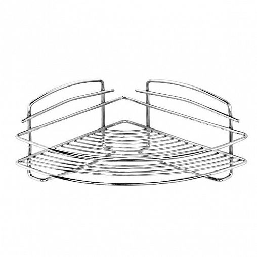 Полка в ванную угловая Milardo, хром фото