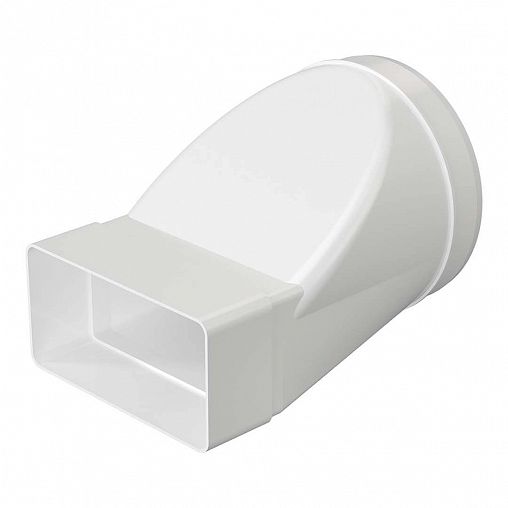 Эксцентриковый соединитель плоского воздуховода с круглым Era 612СП12,5КП, пластик, d 125 мм фото