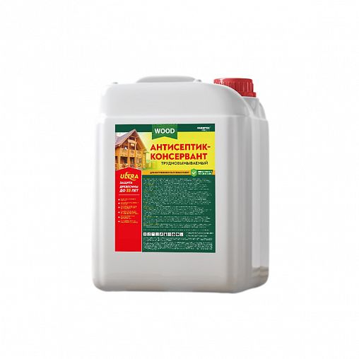 Антисептик-консервант для дерева Farbitex Profi Wood Ультра, трудновымываемый, 5 л фото