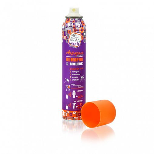 Аэрозоль от комаров и мошек Help, 200 мл фото