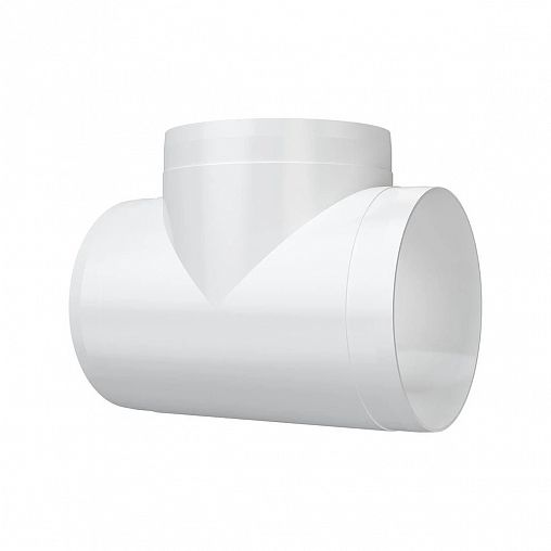 Т-образный соединитель воздуховодов Era 15ТП, пластик, d 150 мм фото