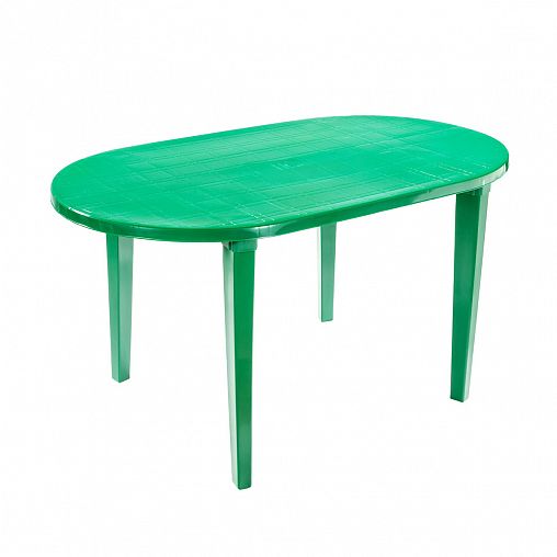 Стол пластиковый круглый зеленый