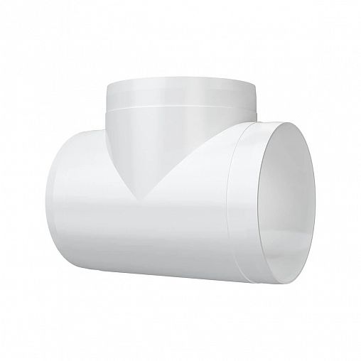 Т-образный соединитель воздуховодов Era 16ТП, пластик, d 160 мм фото