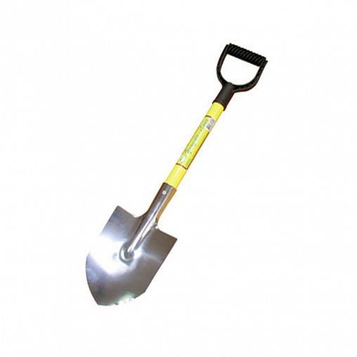Лопата туристическая Усадьба-Люкс, нержавеющая сталь, с металлическим черенком и ручкой, 830 мм фото