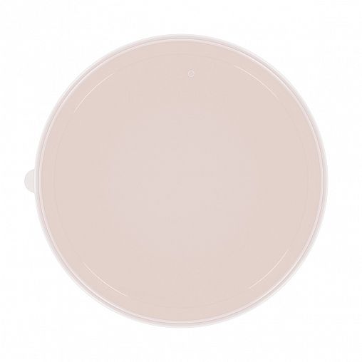 Салатник пластиковый Альтернатива Оазис, с крышкой, 4 л, бежевый фото