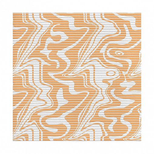 Коврик для ванной Вилина Standart 67160-V39-orange, вспененный ПВХ, 0,65 x 15 м фото