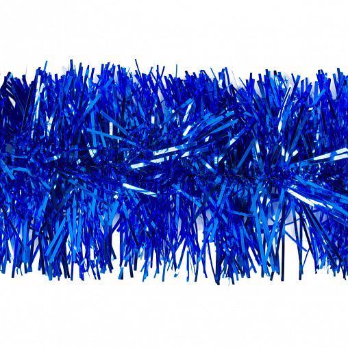 Мишура, 8 x 200 см, синяя фото