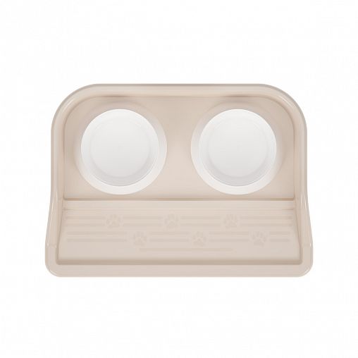 Набор мисок для животных с лотком Zoo Plast, 0,3 л фото