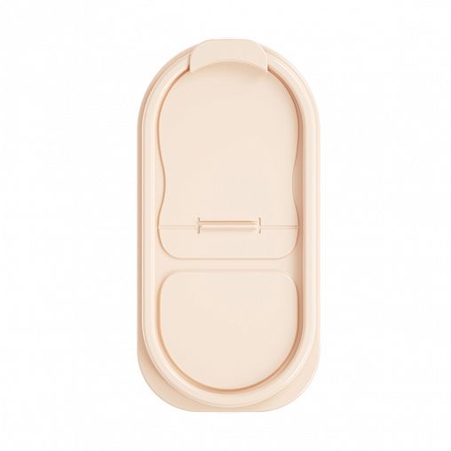 Емкость для сыпучих продуктов Альтернатива Фиеста, с клапаном, 1,2 л, бежевая фото