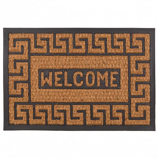 Коврик придверный SunStep Welcome, кокосовый, 40 x 60 см фото