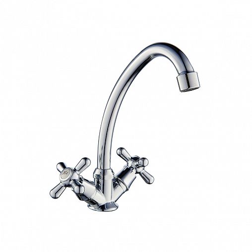 Смеситель для кухни Roegen RP021A, хром фото