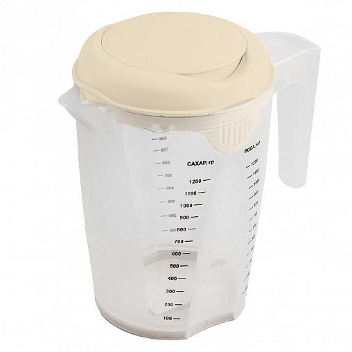 Емкость для блендера мерная Plast Team Stockholm, 1,5 л, молочный туман фото