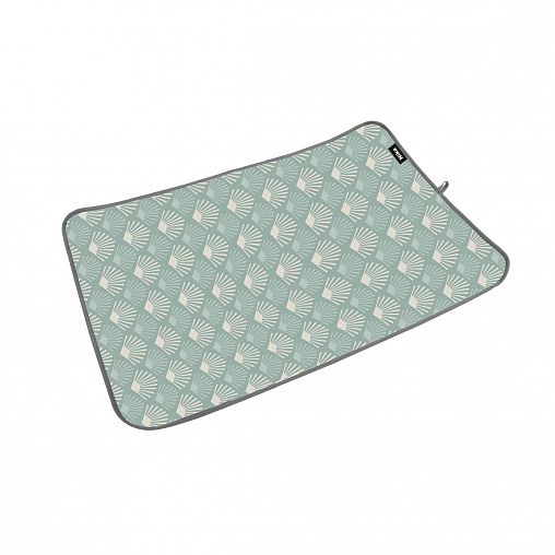 Коврик для глажки белья Nika Оливковый с ракушками, 75 x 55 см фото