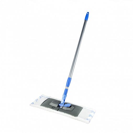 Швабра Рыжий кот Brilliance, c телескопической ручкой, насадка из микрофибры фото