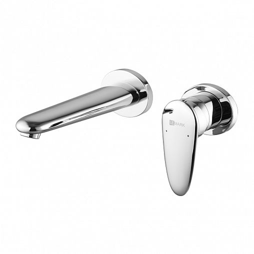 Встраиваемый смеситель для раковины Lemark Status LM4426C, однорычажный, хром фото