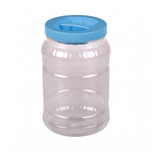Банка для сыпучих продуктов ПЭТ Альтернатива, с крышкой и ручкой, 2 л фото Банка для сыпучих продуктов ПЭТ Альтернатива, с крышкой и ручкой, 2 л фото