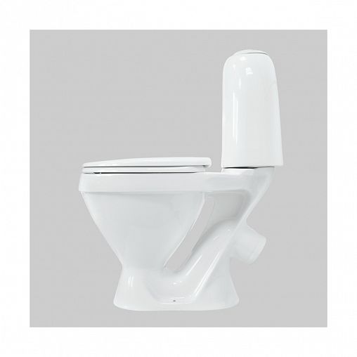 Унитаз напольный ободковый Sanita Виктория Стандарт, 62,3 x 34 x 79 см, белый фото