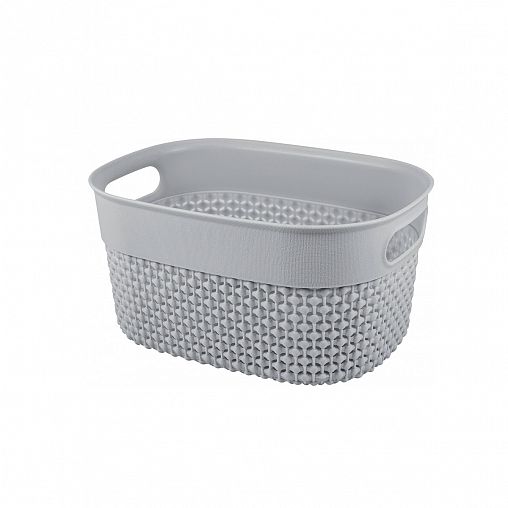 Корзина универсальная Plast Team Oslo, 234 x 173 x 121 мм, серый шторм фото