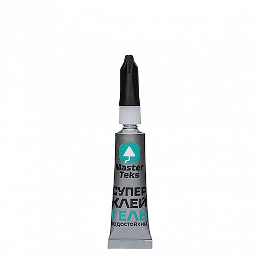 Супер-клей цианоакрилатный MasterTeks, водостойкий, гель, 3 г фото