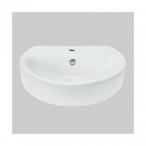 Раковина Sanita Luxe Best 55 ВКС, 55,5 x 44,5 x 17,5 см, белая фото