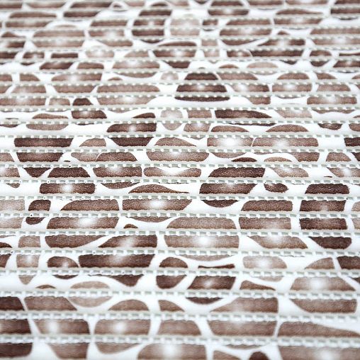 Коврик для ванной Вилина V15-brown, вспененный ПВХ, 130 см x 15 м фото