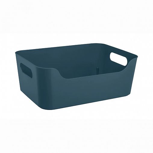 Корзина универсальная Econova Scandi, 270 x 190 x 105 мм, синяя фото