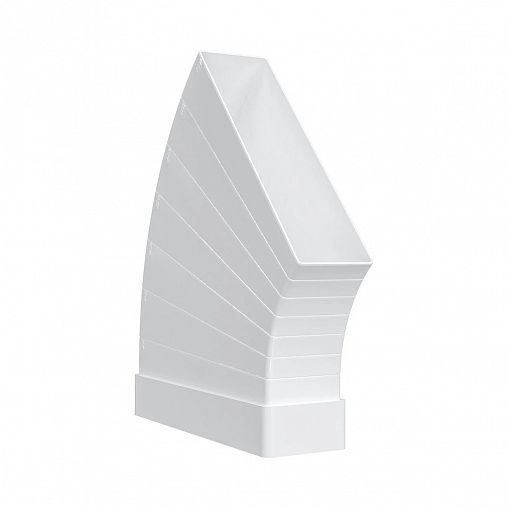 Колено горизонтальное Era 620КРП, разноугловое, пластик, 60 x 204 мм фото