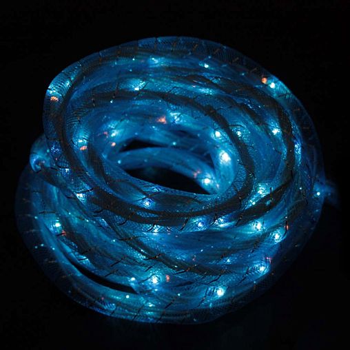 Электрогирлянда Волшебная страна Шнурок 5 м, синяя, 8 режимов фото