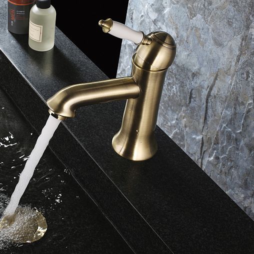 Смеситель для раковины Lemark Villa LM4806B, однорычажный, бронза фото
