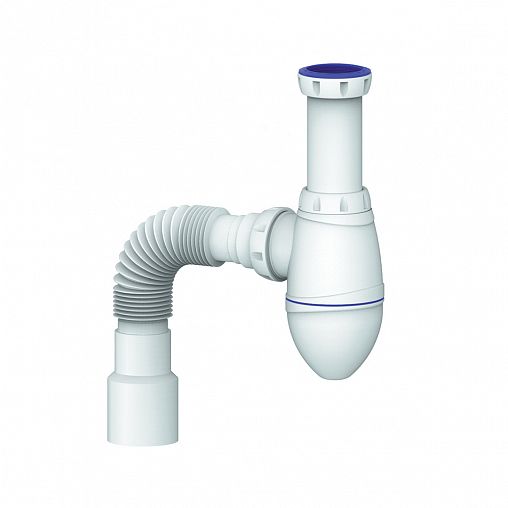 Сифон бутылочный Unicorn A420, 1 1/2" x 40 мм, без выпуска, переходник 40 x 32 мм фото