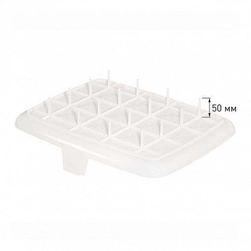 Набор для кошек Альтернатива, лоток с высоким бортом, сеткой и совком, бежевый фото