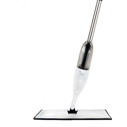 Швабра для пола Рыжий кот Spray Mop, насадка из микрофибры, с распылителем, 125 см фото