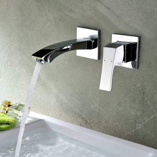 Смеситель для раковины Lemark Unit LM4526C, встраиваемый, однорычажный, хром фото