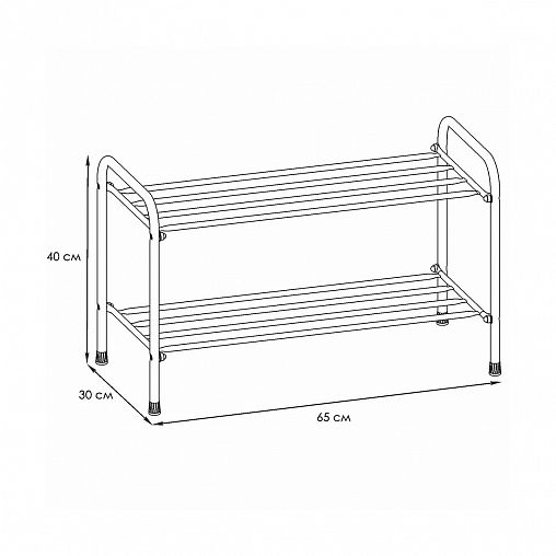 Полка для обуви 40 см