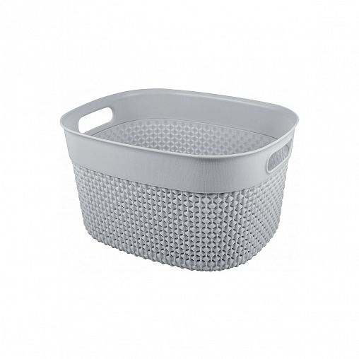 Корзина универсальная Plast Team Oslo, 266 x 221 x 151 мм, серый шторм фото