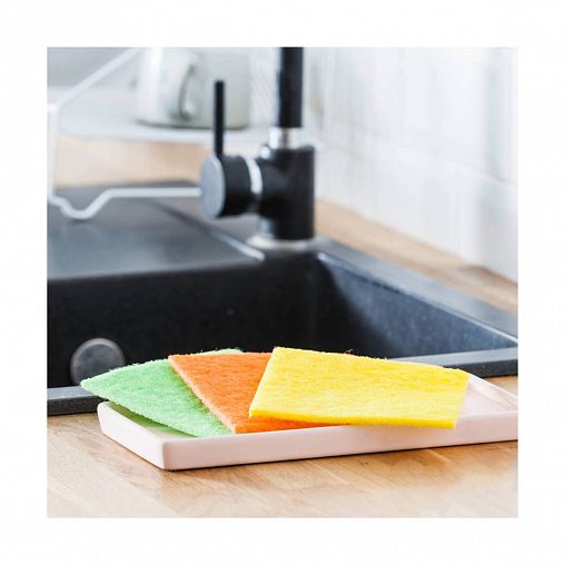 Салфетка абразивная York, 14 x 13 см, упаковка 3 шт фото