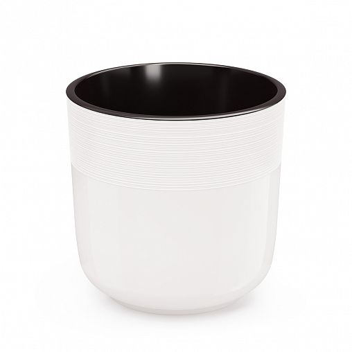 Горшок для цветов Альтернатива Линель, с автополивом, 4,5 л, белый фото