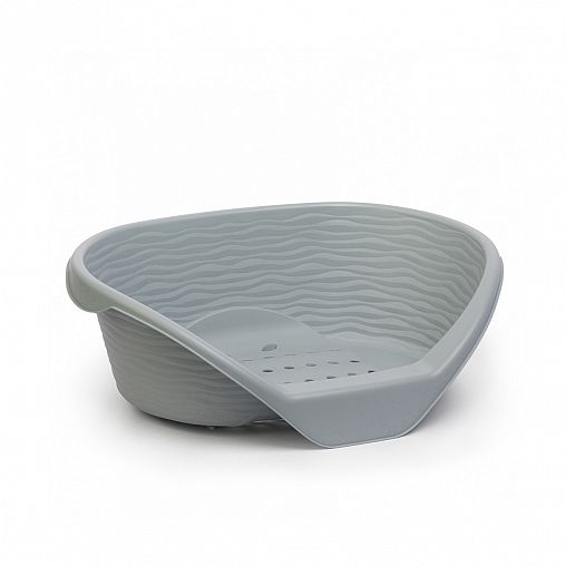 Лежанка для кошек и собак Альтернатива М8827, 605 x 415 x 205 мм, серая фото