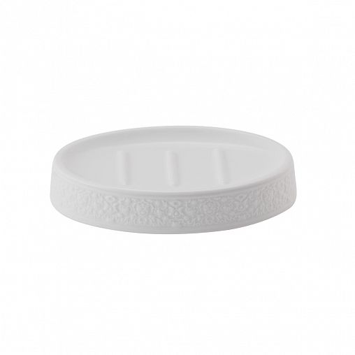 Мыльница Swensa Ariel, керамика, белая фото