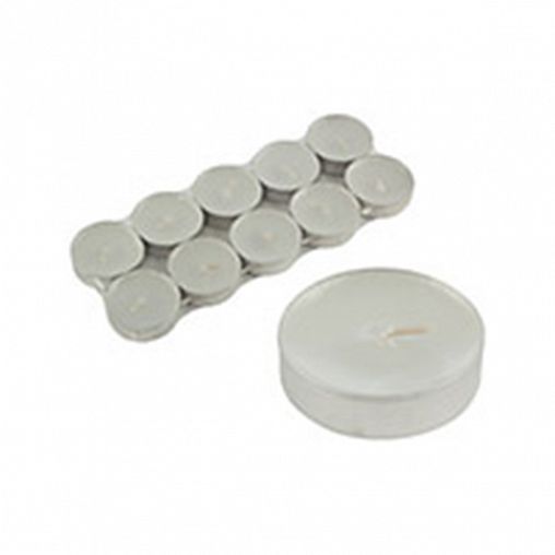 Свечи чайные Волшебная страна, 10 шт, белые фото