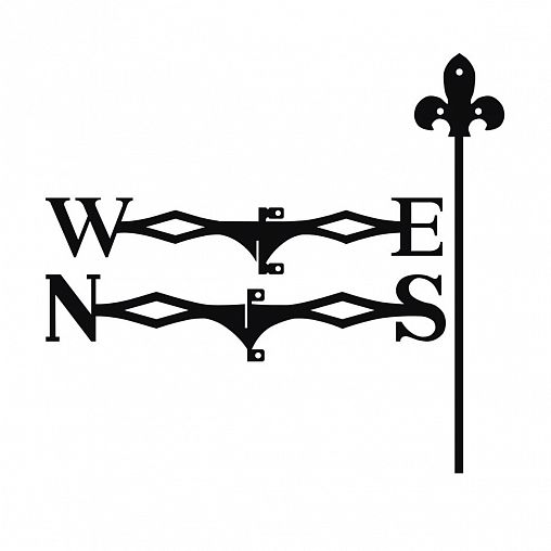 Флюгер New Victoria № 33 Петух кукареку, большой, 500 x 600 мм фото