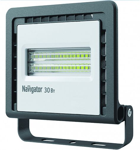 Прожектор светодиодный LED Navigator, 30 Вт, 4000 K, IP65, черный фото