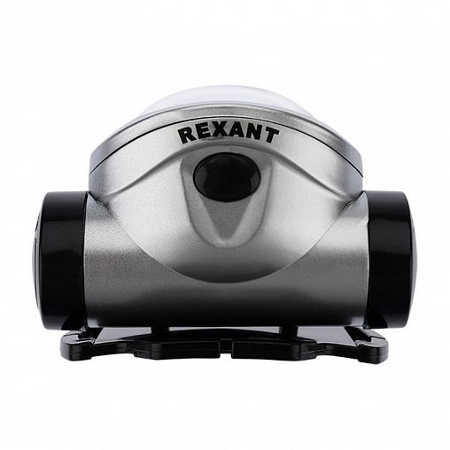 Фонарь налобный светодиодный Rexant, поворотный СОВ, рассеиватель, 3 Вт фото