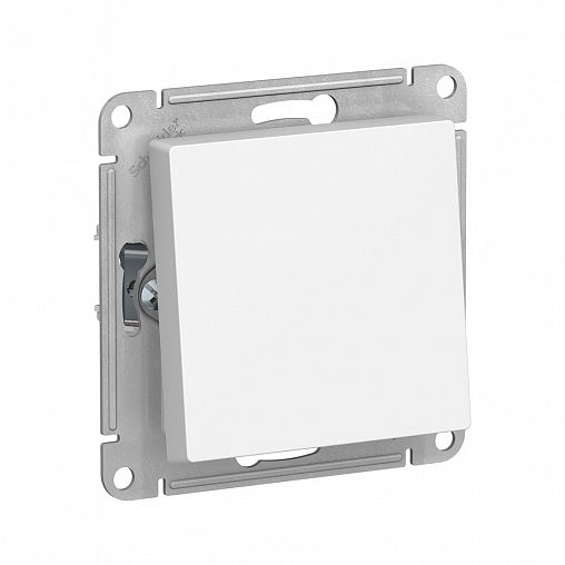 Переключатель 1-клавишный Systeme (Schneider) Electric Atlasdesign Aqua, встраиваемый, IP44, белый фото